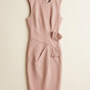 Karen Millen Bow Accent Sheath Dress